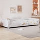 thumbnail image 2 of Twin size Upholstered Daybed, Sherpa Fabric Sofabed with Cloud-Shaped Backrest, No Box-spring Needed, White(Old SKU WF532068AAK), 2 of 3