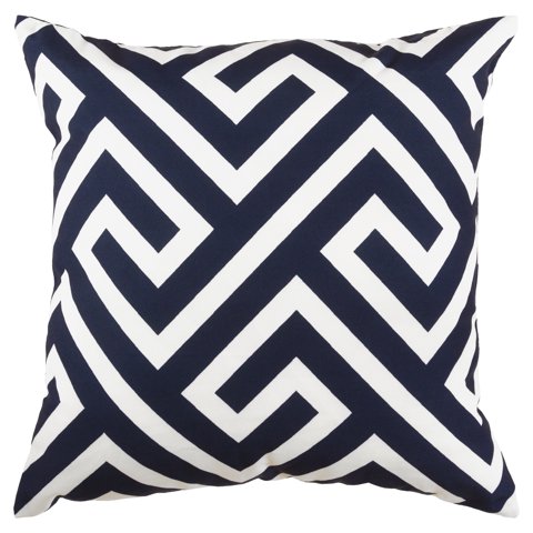 Sueño Blanco - Cojin Geometrico Azul 45X45 Cm