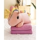 thumbnail image 4 of Peluche Almohadilla Decorativa + Manta Térmica de 1 Plaza rosa, 4 of 4