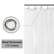 thumbnail image 4 of Cortina de ducha Barossa Design, 137 x 183 cm, PEVA, transparente, 4 of 6
