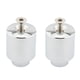 thumbnail image 5 of 2 Piezas De Extremos De Manillar De Motocicleta Para Honda CBR 954RR Gold WingGL1800 Silver, 5 of 5