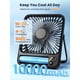 thumbnail image 2 of Ventilador de viaje portátil Warmco de 10000 mAh con 10 a 24 horas de funcionamiento, 18 cm, 2 of 8