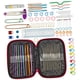 thumbnail image 1 of Conjunto de ganchos de ganchillo con tijeras, suministros para manualidades de hilo, herramientas de costura con mango ergonómico ligero, alfileres de, 1 of 5