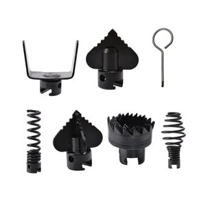 Magideal - Cabezales De Corte De Máquina De Drenaje De 7 Piezas Barrena Desmontable Para Máquina De Alcantarillado