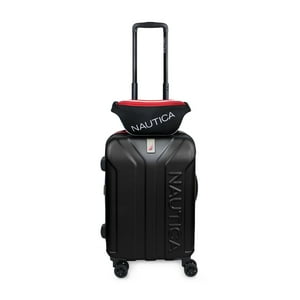 Nautica - Pack Maleta Cabina S (10 Kg) Prime Negro + Banano Kappa Negro