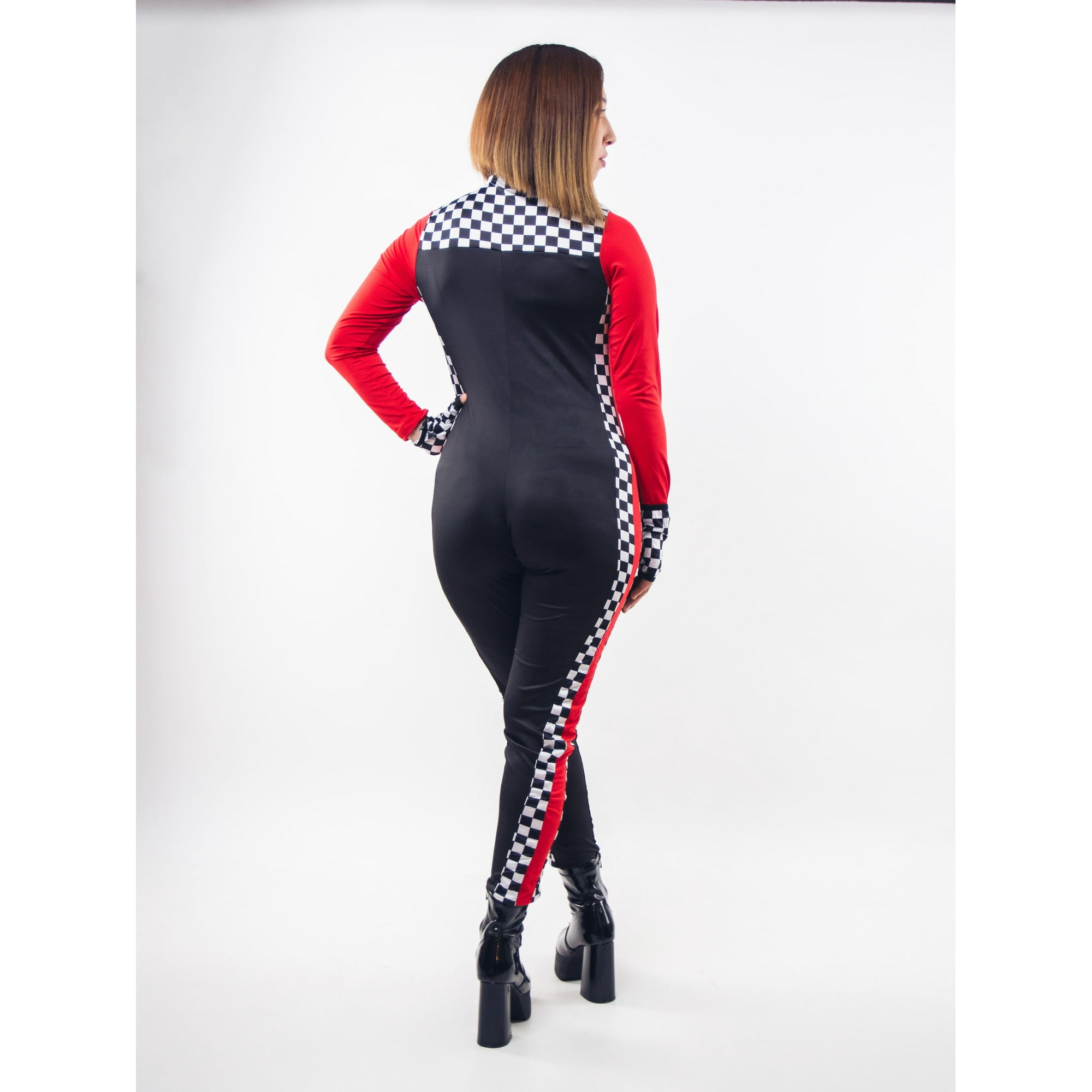 Genérico - Disfraz De Piloto De Carreras De Autos Mujer F1