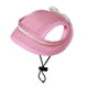 thumbnail image 2 of Gorra De Béisbol Para Mascotas Sombrero De Visera Transpirable Informal Para Gatos Para Caminar Al Aire Libre En Verano Rosa M, 2 of 5