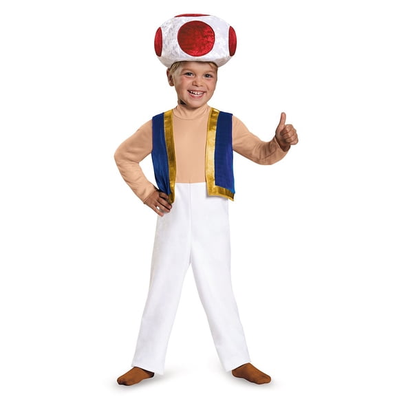 Disfraz Disguise Super Mario Bros – Toad (talla 3‑4 años)