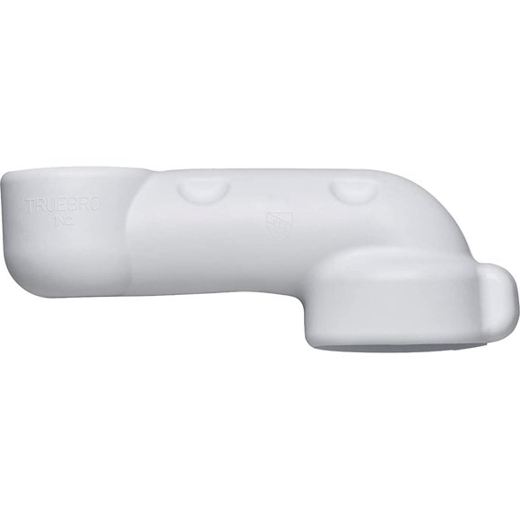 Truebro 82195 Lav Guard 2 Serie 100, protector moldeado de vinilo para lavabo bajo encimera, desviación de 5" para desagüe de silla de ruedas, blanco China (105 E-Z)