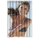 thumbnail image 1 of Cortina de ducha de Nina Dobrev, con ganchos, para baño, tamaño 48 x 72 pulgadas, 1 of 3