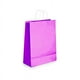 thumbnail image 1 of 12 Bolsas Papel Kraft Colores 27x21x11cm Morado Con Asa, 1 of 2
