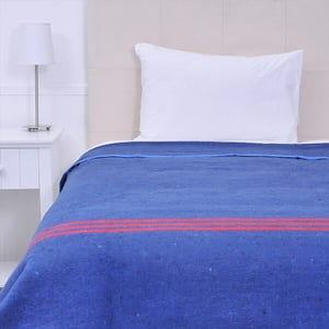 Frazada Térmica Single / Líneas Azul – Plumetti