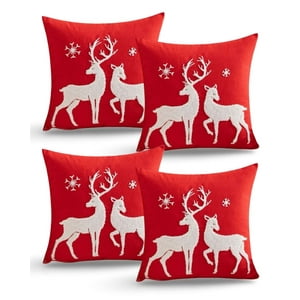 Genérico - Juego De 4 Fundas De Cojin Para Navidad K7
