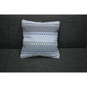 Decoghar - Cojin Deco Cojin Kelim Azul Diseño Vintage 0,4X0,4 Mts