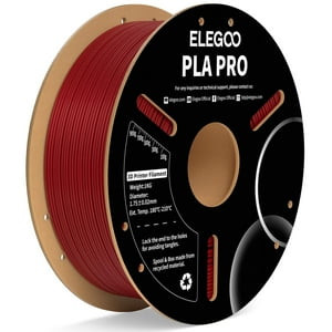 Filamento Para Impresora 3D Elegoo Pla Pro, 1,75 Mm, Rojo Burdeos, 1 Kg
