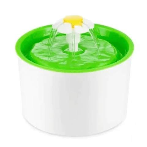 Genérico - Bebedero Para Gatos Y Perros Fuente De Agua Con Flor