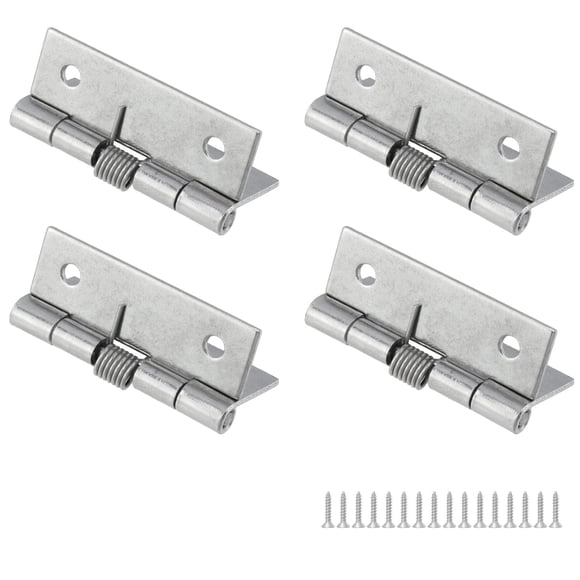 Bisagra De Resorte Autoapertura De Acero Inoxidable De 5 Cm Paquete De 4