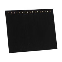 Ioensy - Soporte De Exhibición De Collar De 17 Ganchos, Tableros De Exhibición Para Pulseras, Tobilleras, Venta De Terciopelo Negro