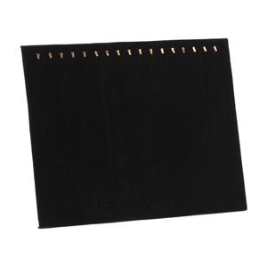 Ioensy - Soporte De Exhibición De Collar De 17 Ganchos, Tableros De Exhibición Para Pulseras, Tobilleras, Venta De Terciopelo Negro