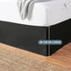 thumbnail image 4 of Faldón Cama King Negro Liso Elasticados Premium Casa Nerola, 4 of 8