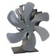 thumbnail image 1 of Ventilador De Estufa De 6 Aspas Accionado Por Calor, Ventilador De Chimenea Ecológico, Eficiencia Gris, 1 of 5