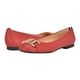 thumbnail image 1 of Zapatos planos de ballet Tommy Hilfiger Gallyne para mujer, color rojo sangre, 1 of 3