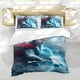 thumbnail image 5 of Thor Conjunto de sábanas temático, trío de piezas, cómodo y amigable con la piel, diseño único, regalo de decoración para el hogar para familiares, amigos y fans,140cm *210cm, 5 of 6