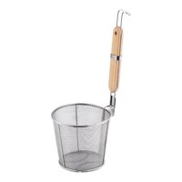Magideal - Pasta Pasto Fielle, Canasta De Pasta De Malla, Cesta Portátil De Frito Profundo, Filtro De Fideos Para La Cocina De La Cocina De Los Fideos Que Drenan Diámetro Superior 16 Cm