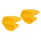 thumbnail image 3 of 2pcs Silicona Hot Pot Holder Horno Grip Pinch Mitones Dedo pesta?a Proteger Amarillo, 3 of 5