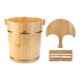 thumbnail image 5 of Ba?era Para Lavabo, Ba?o De Pies Para El Hogar, Barril Hecho A Mano, Cubo Grueso Para Pies Con Cuentas, Estilo B, 5 of 5
