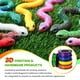 thumbnail image 5 of Serpiente flexible impresa en 3D EDGRYJK de 30 cm, juguete fluorescente, 5 of 8