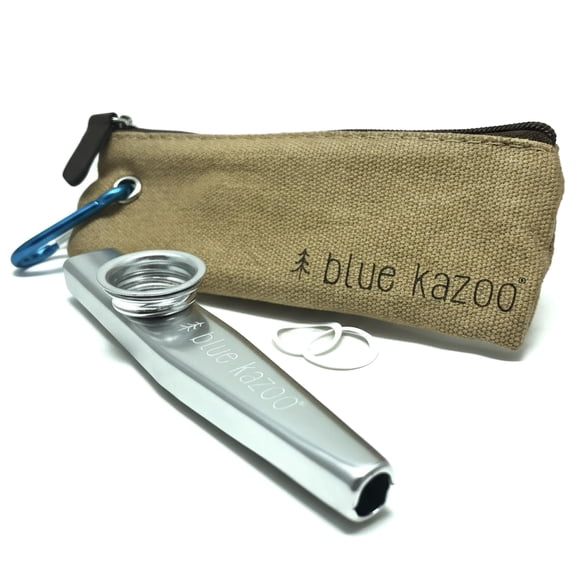 Kazoo Blue Kazoo 2,5 cm × 12 cm de Aluminio con Bolsa