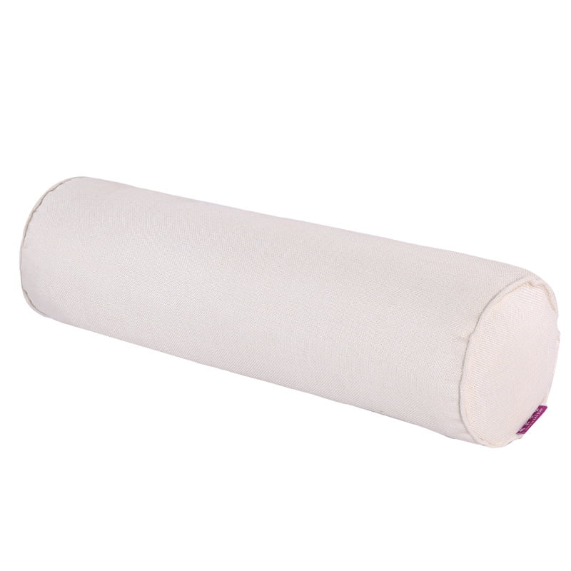 Xmhytop Fundas De Almohada Cilíndricas De Lino, 16 X 6 Pulgadas, Con Cierre Oculto, Para Decoración Hogareña Y Soporte Cervical, Cojín Cilíndrico, Beige
