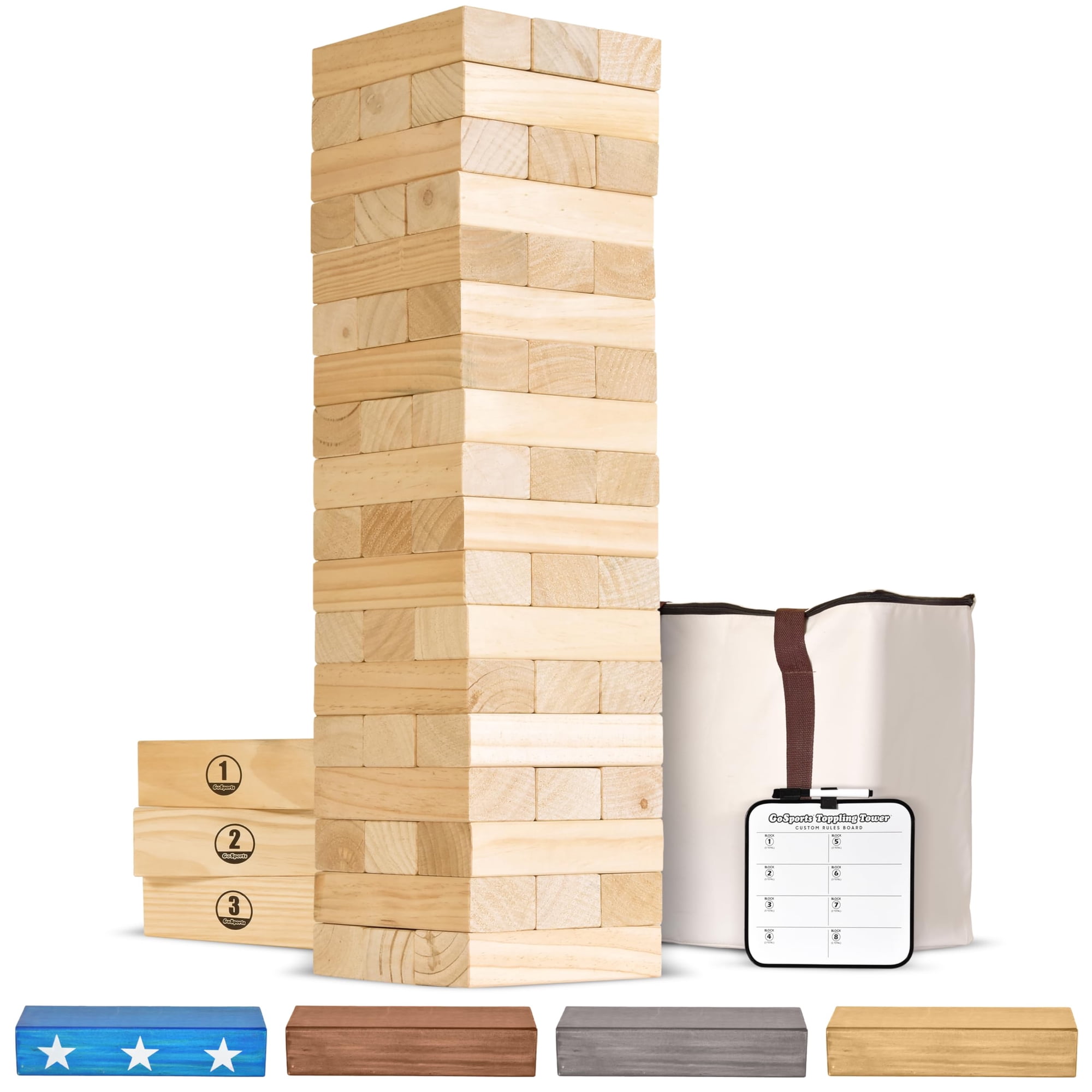 Torre Gigante De Madera Para Derribar Gosports, Apila Hasta 1,5 M
