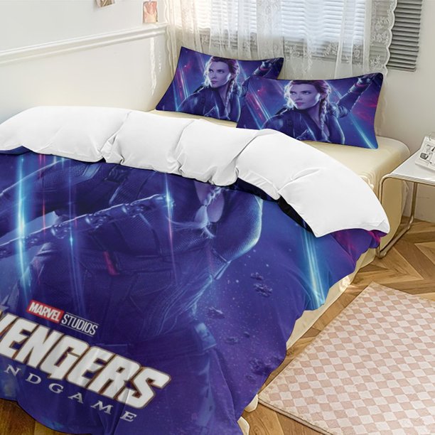 Black Widow Bedding Comforter Sets 3-Piece Bedding Set Soft Warm Bed Set for Bedroom All Season