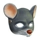 thumbnail image 3 of Máscara De Media Cara De Ratón 3D, Disfraz De Cosplay, Máscara De Animal De Rata De Pascua, Gris Oscuro, 3 of 3