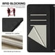 thumbnail image 5 of Funda Cartera para Samsung Galaxy S25 con Bloqueo RFID, Cierre Magnético y Ranuras Tarjetas Negro, 5 of 6