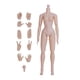 thumbnail image 1 of Juguetes De Cuerpo Musculoso De 12 Pulgadas, Coleccionables En Miniatura, Hombro Estrecho Desmontable, Hembra, Blanco, 1 of 5
