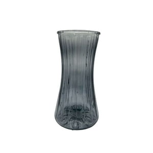 Oem - Florero Jarron Decorativo Vidrio Clasico Rayas