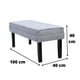 thumbnail image 3 of Banqueta Style Gris Omega Capitoné 100x40x40, 3 of 3