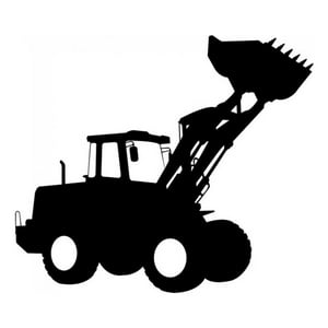 Rienda Libre Graphics - Decomural Jcb Digger Construction Ws-17301
