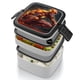 thumbnail image 4 of Flashman Fiambrera de Doble Capa, Contenedor de Almuerzo Portátil Apilable, Almacenamiento de Alimentos Hermético a Prueba de Fugas, 1000ml, 4 of 6