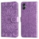 thumbnail image 1 of Funda tipo cartera FOXDOCK para Samsung Galaxy A05 , diseño girasol en relieve, cuero PU, cierre magnético, soporte y tarjetero, 1 of 5