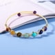 thumbnail image 3 of Xiao Hua Pulsera de Siete Chakras, Pulsera de Cuentas de Cristal Curativo, Pulsera Ajustable Chapada en Oro, 1 Pieza, 3 of 4