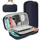 thumbnail image 1 of Funda de transporte rígida y duradera compatible con Nintendo Switch OLED, mandos Joycons y adaptador de CA - Bolsa protectora de viaje y almacenamiento-Azul marino, 1 of 6