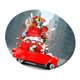 thumbnail image 2 of Cubierta de mesa Navidad Decoración para el hogar Ronda 47 "Novela Mantel Santa Claus, 2 of 5