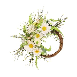 Bothyi - Guirnalda Floral De Corona De Girasol De 17.7 ""Falsa Para Decoración De Accesorios De Fotografía De Puerta