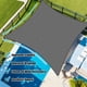 thumbnail image 2 of Vela De Sombra 3 7 X 4 9 M Bloquea Los Rayos Uv Gris Oscuro, 2 of 7