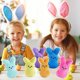 thumbnail image 4 of Cestas de Pascua Bombpark con forma de conejito de peluche, 12 unidades, 4 of 8