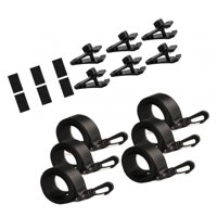 Ioensy - Kit De Fijación De 6 Carretes Para Cubierta Solar Y 6 Correas De Cierre Táctil Para Manta Solar